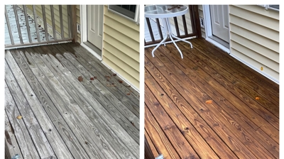 Softwash Before & After Photo