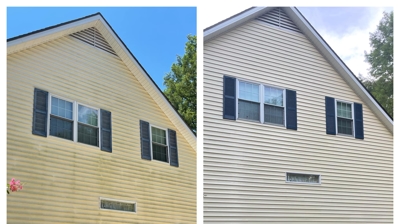 Softwash Before & After Photo